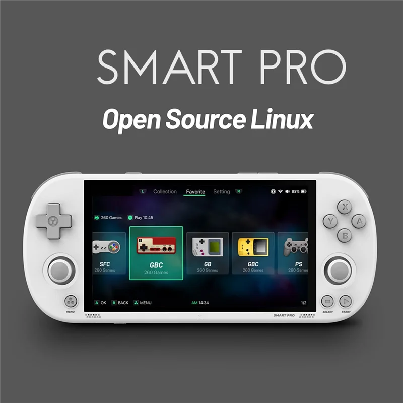 

SB-For Trimui Smart Pro Game Console Open Source Linux Retro Video Game Console Supports For GBC GB SFC Multiple Emulators A