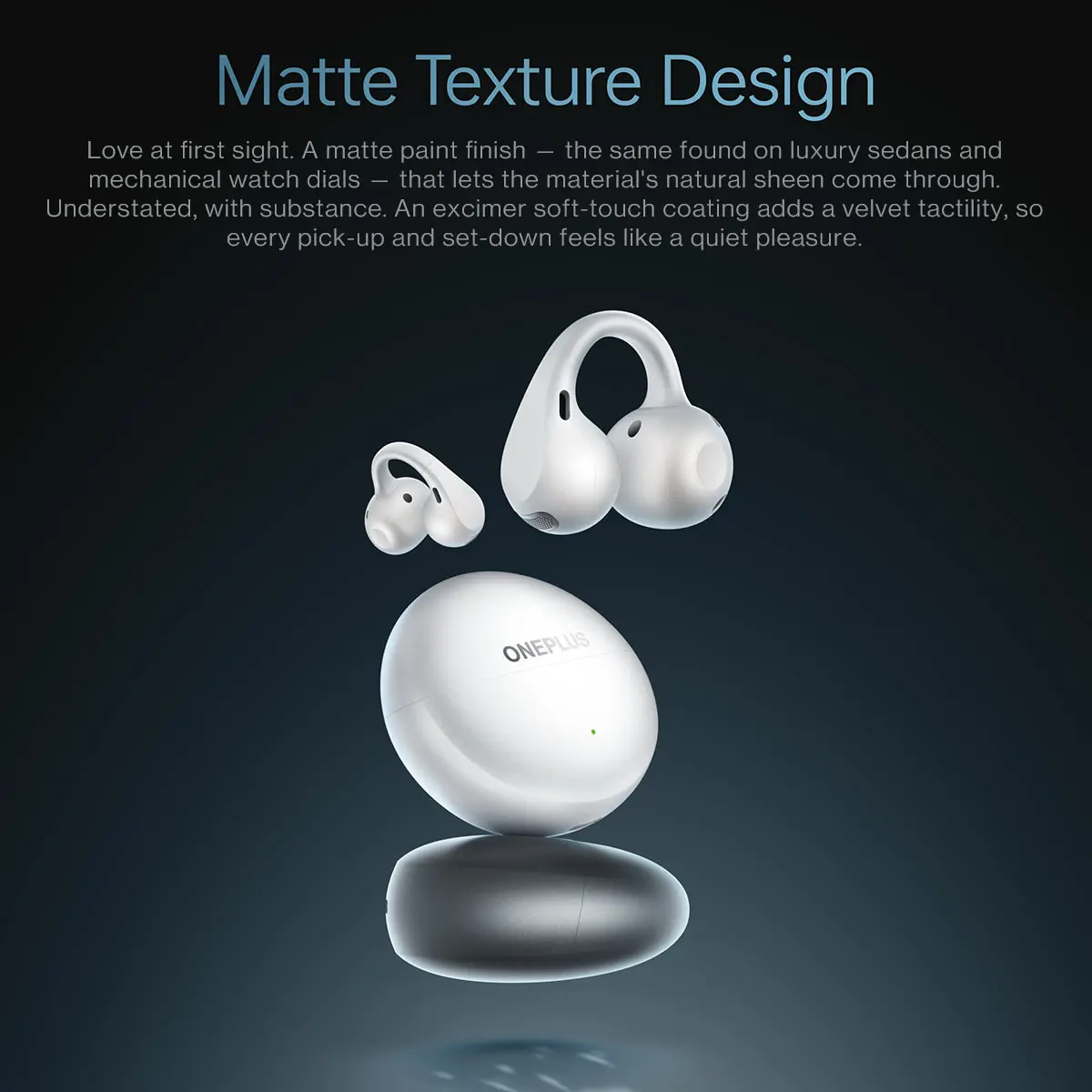 OnePlus Buds Clip Open-Ear Wireless Earphones, 40-Hour Battery