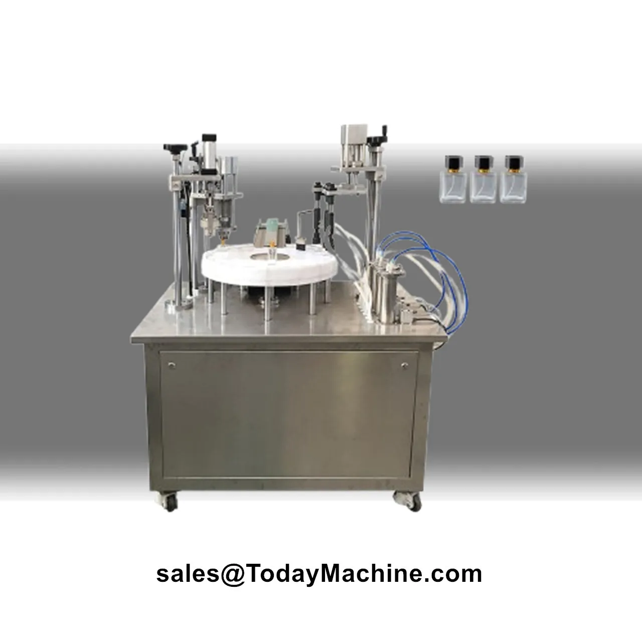 Automatic Rotary Jar Bottle Auger Filler Spice Powder Filling Machine
