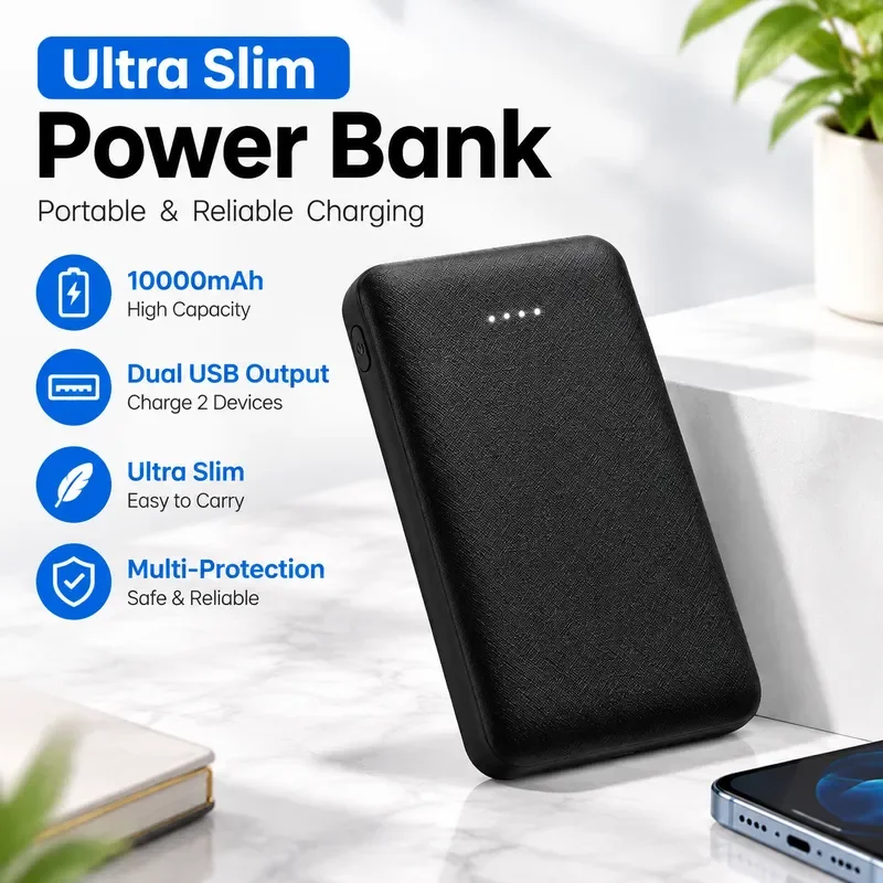 for Cross-border 3C Certified Power Bank Compact Portable Mini Heating Suit Heating Shawl Blanket 2A Mobile Power Supply