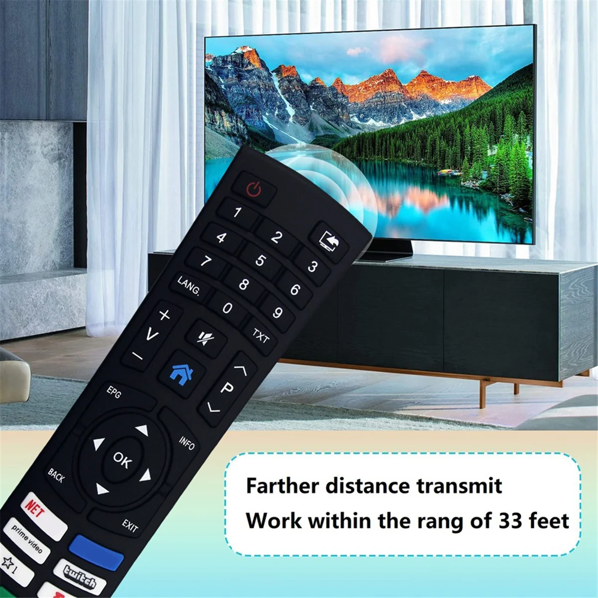 A57G-RC1829 Replace Remote Control for MEDION TV Remote Control