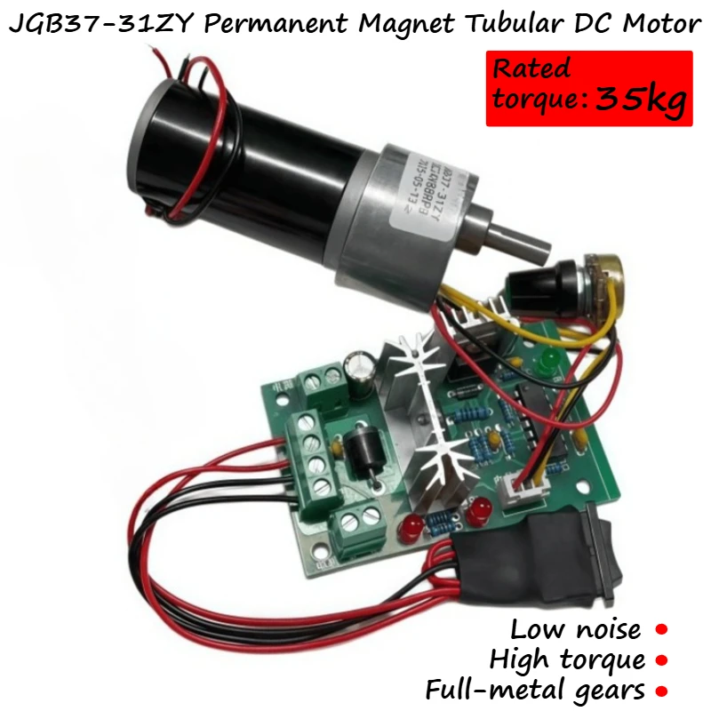 JGB37-3157 Miniature DC Speed Reduction Motor 12V 24V Small Motor with Speed Controller