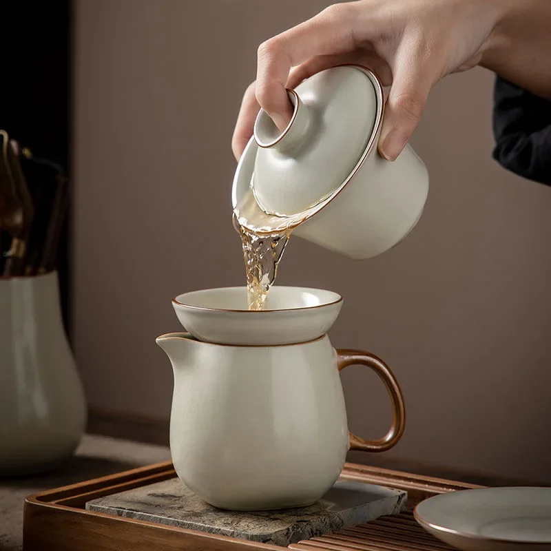 couvercle, bol et tasse, style de luxe léger pour un usage domestique