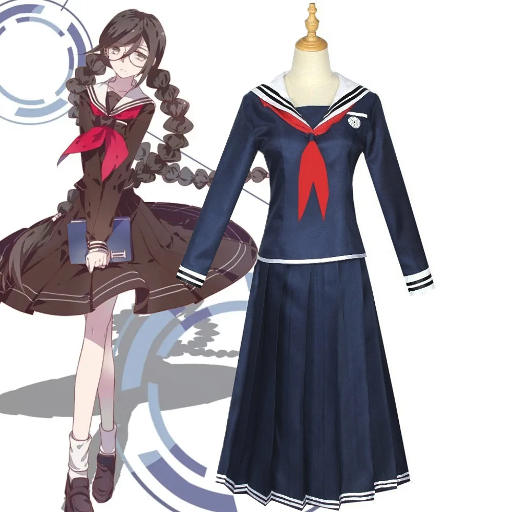 

Danganronpa: Trigger Happy Havoc Fukawa Toko Uniform Set Anime Cosplay Costume Skirt Set JK Uniform Woman Halloween Costume