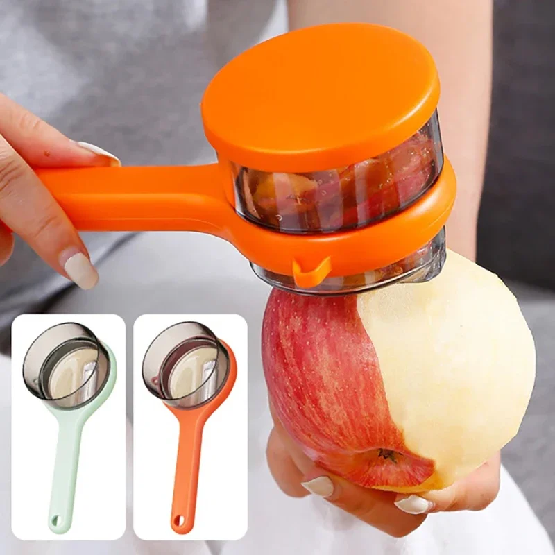 

Hot Multifunctional Peeling Knife with Storage Box Manual Apple Peeling Cutter Portable Veggie Potatoes Peelers Kitchen