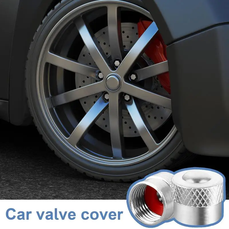 

Car Tire Valve Caps Airtight Seal Rubber Ring Seal 12 PCS Tyre Valve Caps Screw-On Tire Valve Stem Covers With Rubber Ring Seal