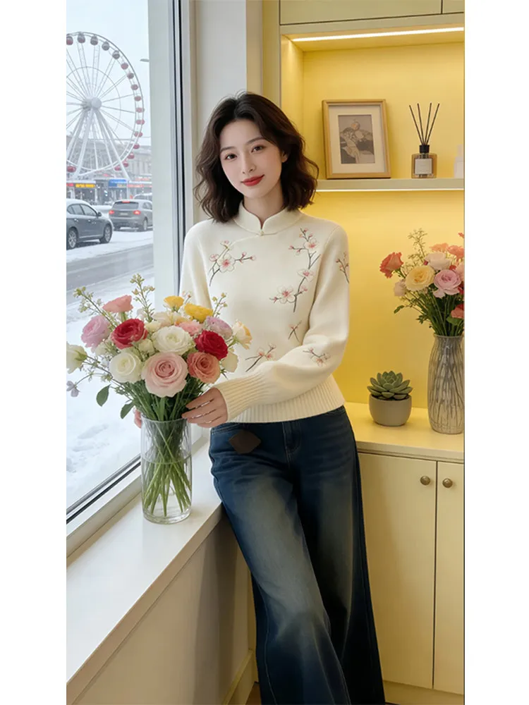 

Корейский вязаный свитер Lazy Sle High-End с длинными рукавами для женщин, зимний, свободный, стройнящий, с цветовыми блоками, пуловер CleanFit, трикотажная одежда