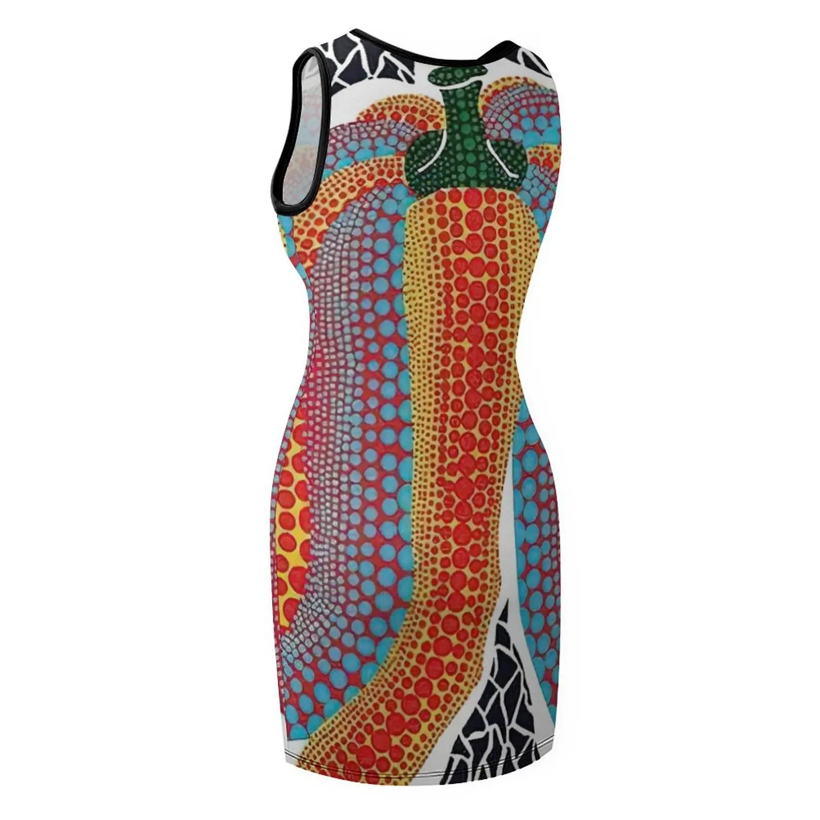 Yayoi Kusama - Rainbow Pumpkin Sleeveless Sundress dresses ladies 2025 summer summer dresses womens 2025