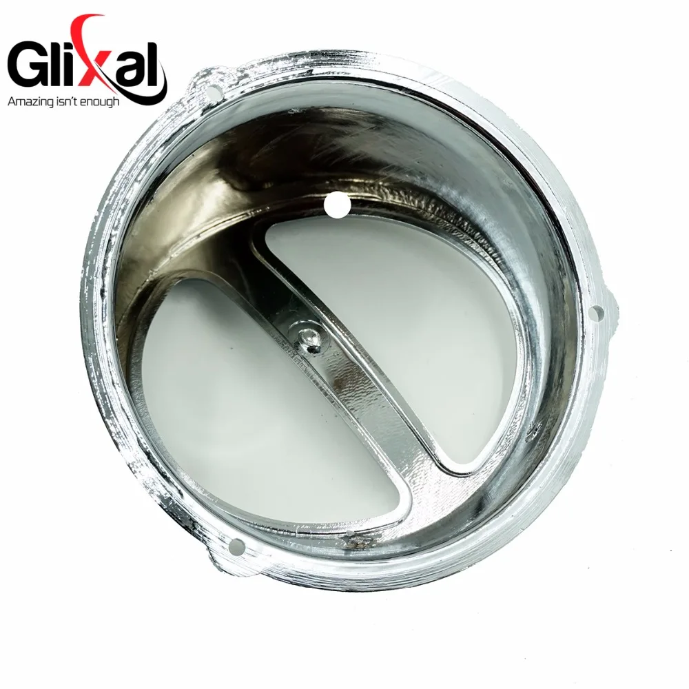 Glixal High Performance Chrome Fan Cover Air Scoop Cap Gy6 125cc 150cc Chinese Scooter 152QMI 157QMJ Engine