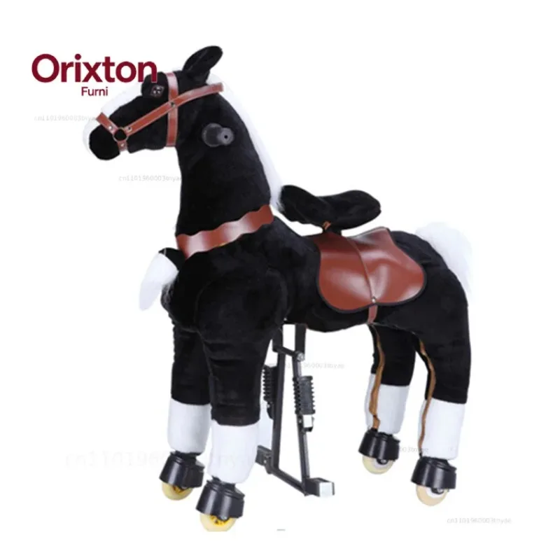 Medium Zhuge mechanical  sliding rocking Trojan  running horse walking horse one piece delivery puzzle smart doll