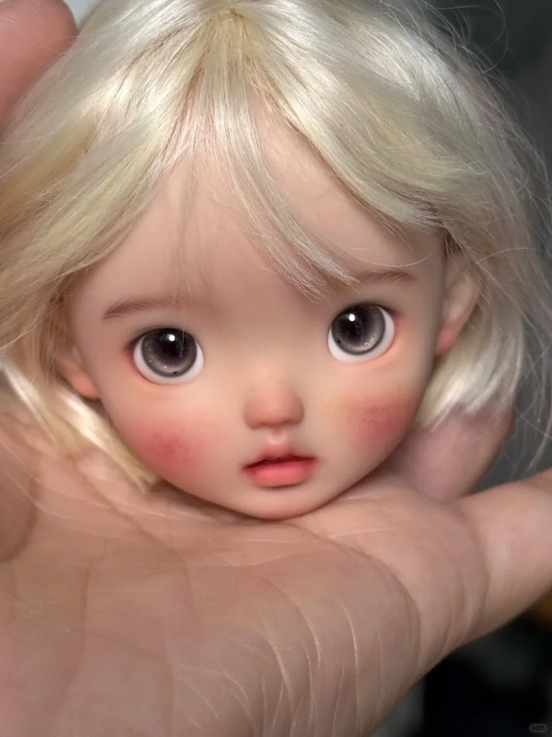 Testa di bambola SD BJD in scala 1/6 -nimo Bella ragazza Giocattolo in resina Trucco di alta qualità Solo un regalo per la testa