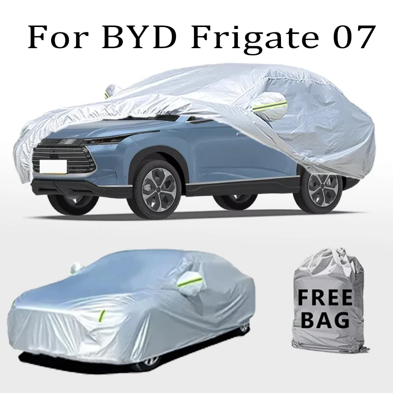 

For BYD Frigate 07 Car Cover Outdoor Protection Full Exterior Snow Cover SunshadeDustproof Protection Cover Car Accessories