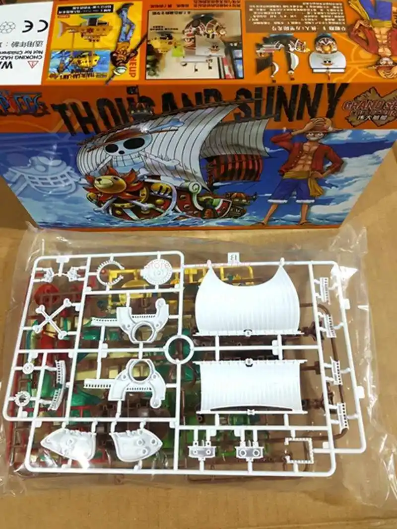 حار أنيمي قطعة واحدة البحرية القراصنة قارب ألف مشمس التماثيل تمثال بولي كلوريد الفينيل عمل الشكل جمع نموذج تجميعها لعبة السفينة #6