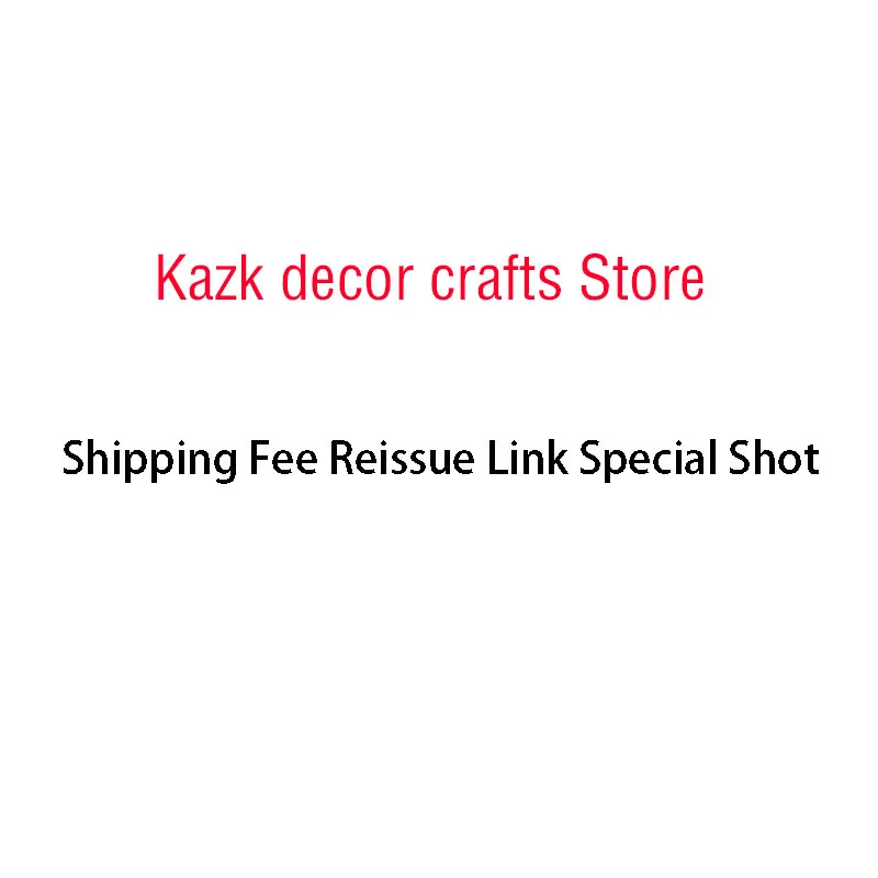 Shipping Fee Reissue Link Special Shot