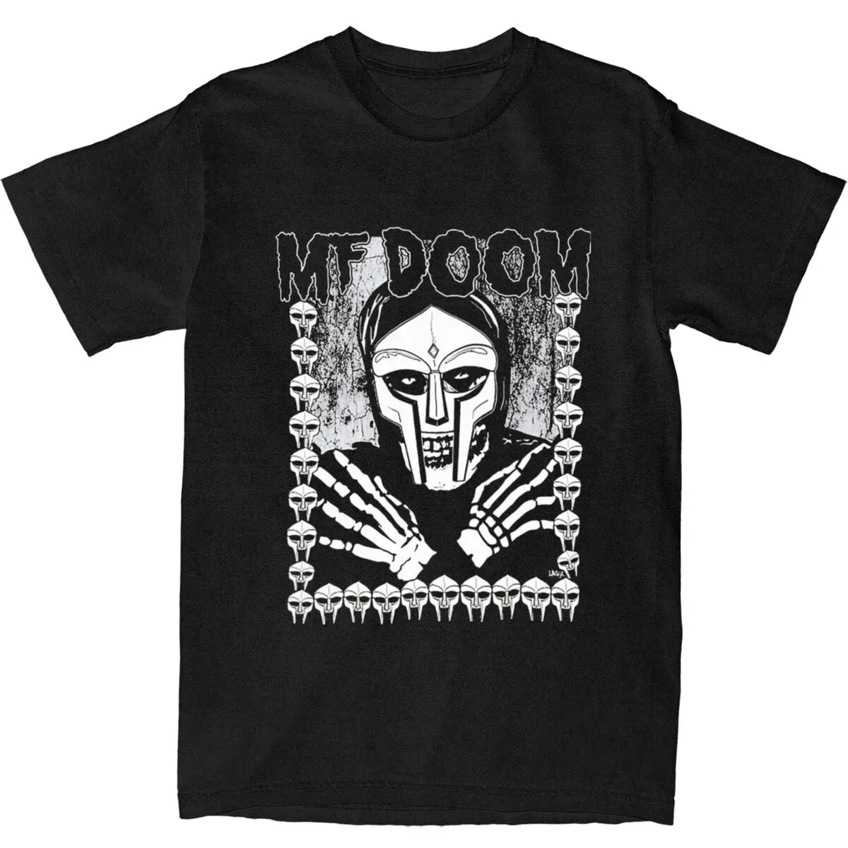 The Madvillains Doomdays T Shirt Summer Mf Dooms Streetwear T-Shirts Pure Cotton Fashion Tee Shirt For Man Short Sleeve Top Tees