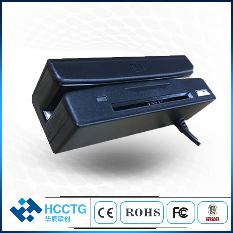 USB Contact Smart IC Chip Card Reader and Magentic Card Reader Track 1 2 3 HCC100