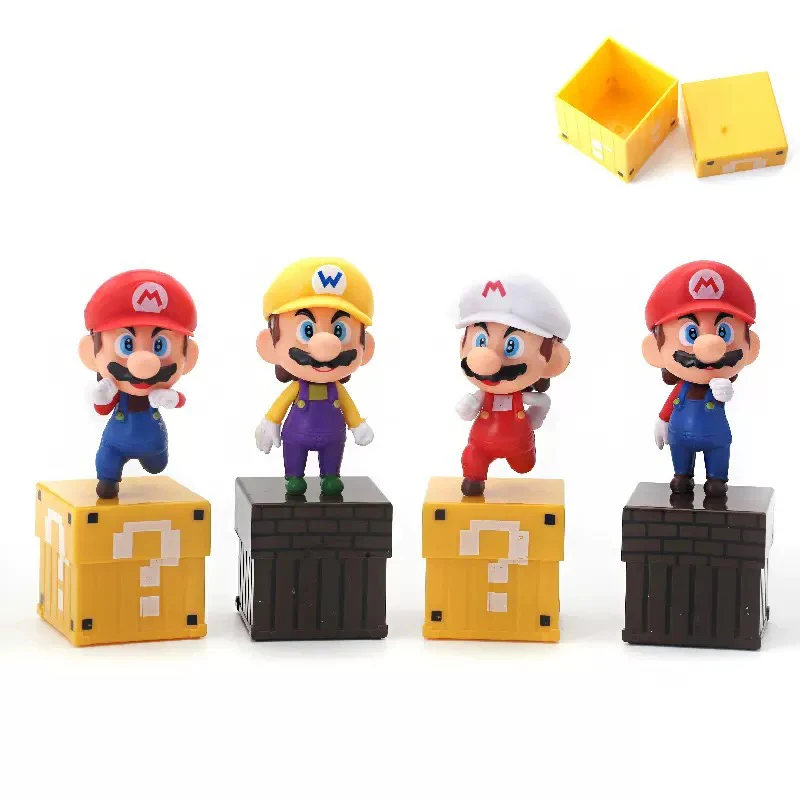 

New movie Super Marios Action Figure Model Doll Cake Decoration Car Ornaments Anime Peripherals Children Toys