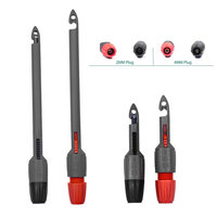 Insulated perforated clip, stainless steel needle 2/4mm for voltage detection, puncture probe for automotive circuit maintenance