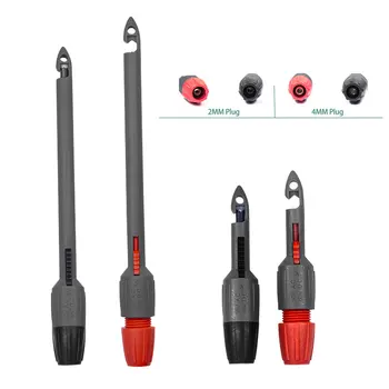 مشبك معزول مثقوب، إبرة من الفولاذ المقاوم للصدأ 2/4 مم للكشف عن الجهد، مسبار ثقب لصيانة دائرة السيارات