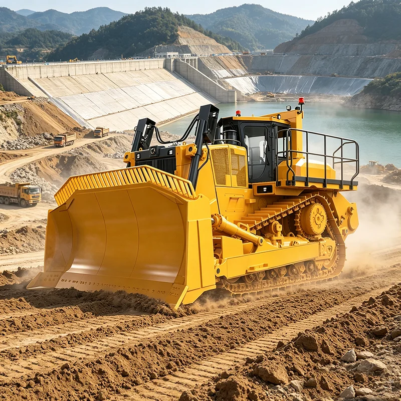 Crawler Bulldozer with Ripper Hydraulic Dozer Machine for Rough Terrain Operation