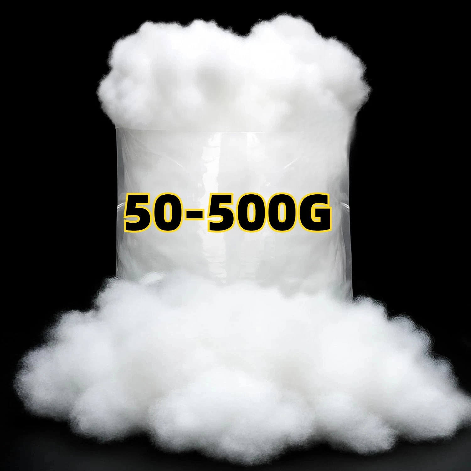 Fluffy Artificial Fake Snow Christmas Fake Cotton Decoration Set for Snow Fight Indoor Scene Xmas Village Tree Decor Doll Filler