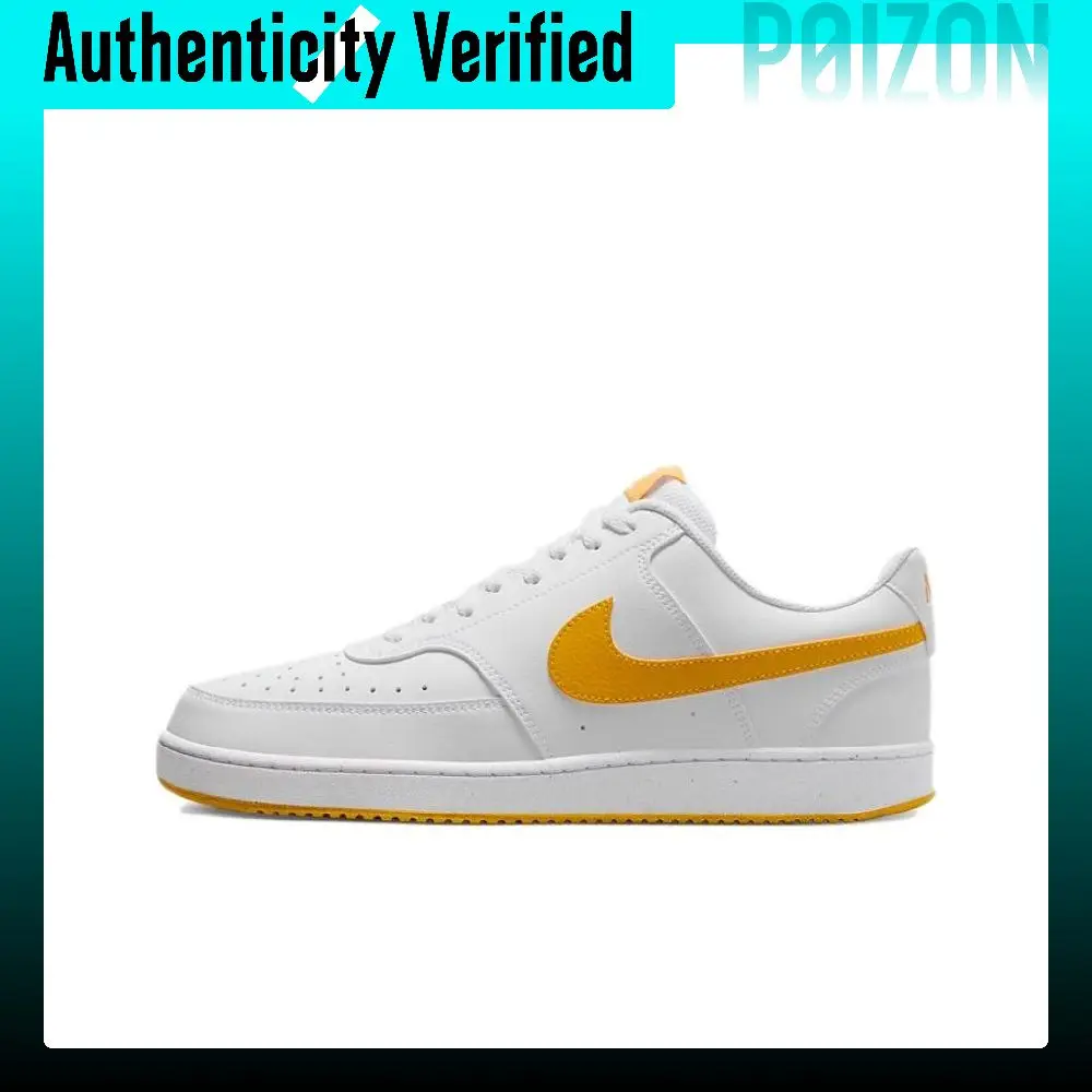 Zapatillas Nike Court Vision Low top Skateboard para hombre Blanco Naranja HF1744-100