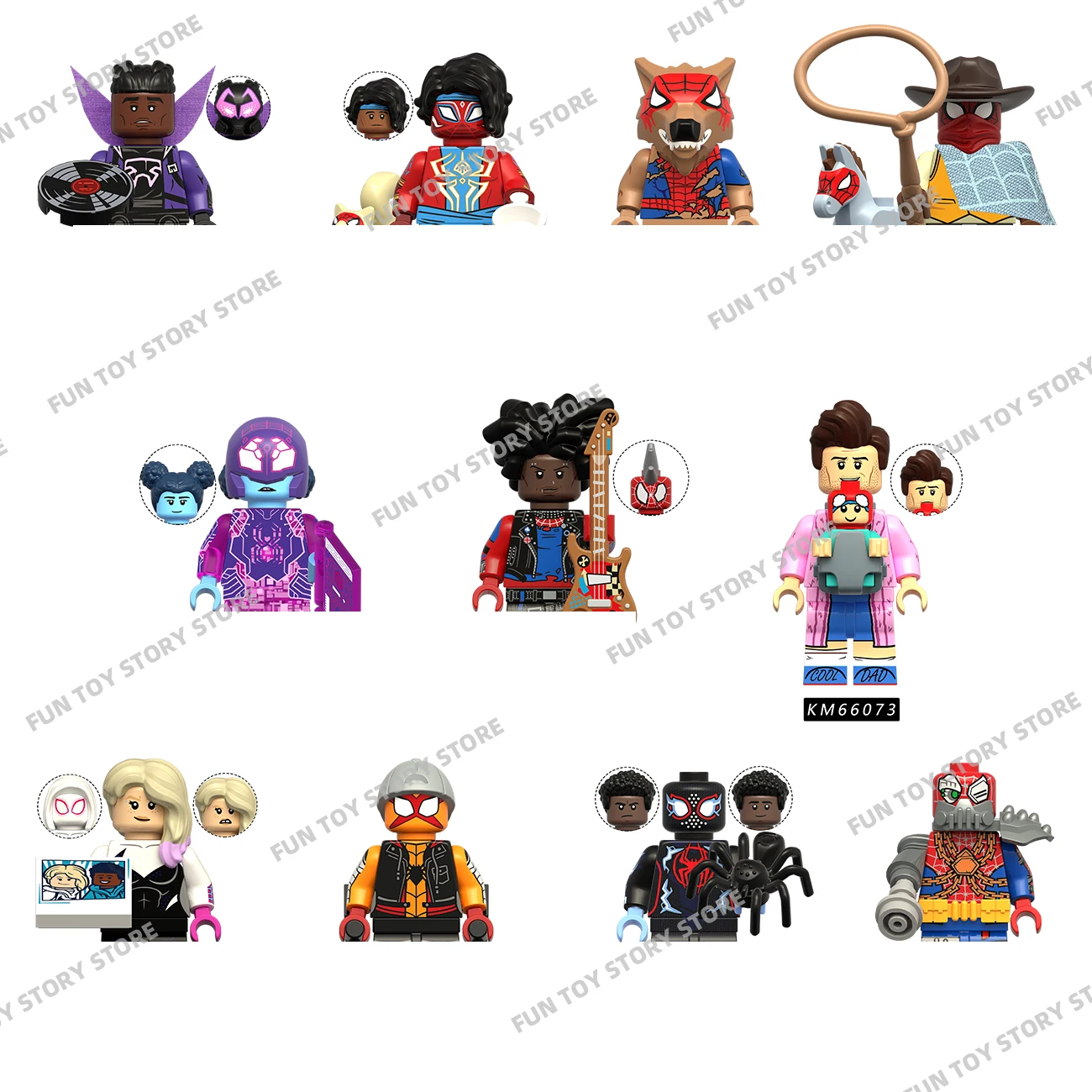 KM66067-66077 Film and Television Series Assembled Building Blocks Toys Film and Television Enthusiasts Collect Gifts