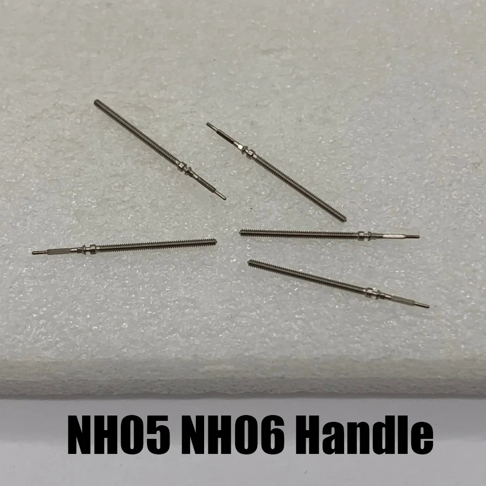 Watch Accessories Suitable for NH05 NH06 Movement  Handle Core  Watch Repair Parts Lever Watch Stem 5PCS