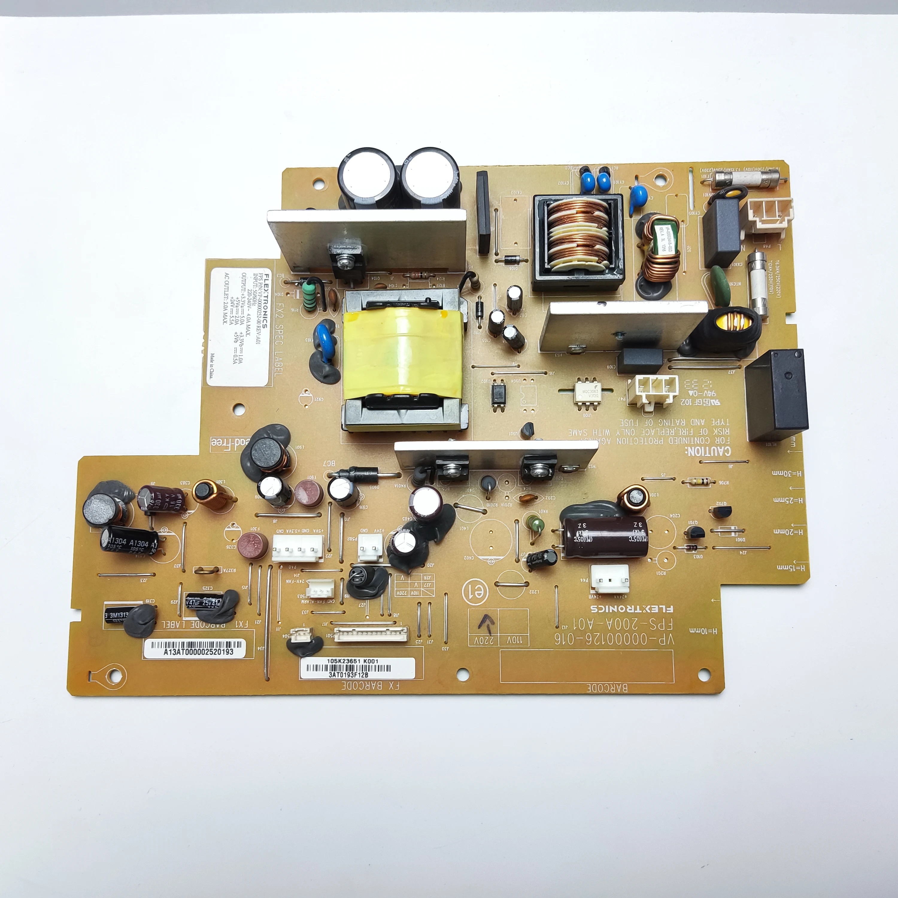 105K23651 Engine Control Power Board for Xerox C2100 C2200 C3210 C3300 Voltage Power Supply Board Printer Parts 220V