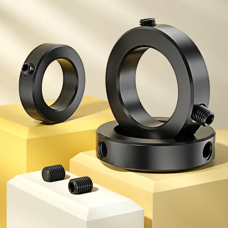 GB884 แหวนล็อคแหวนคงที่ปลายเพลาแสงสกรูด้านบนหยุดแขนจํากัดการวางตําแหน่งแหวนหยุด