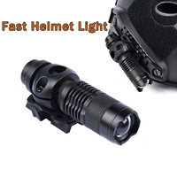 WADSN Tactical Helmet Lamp Strobe contant momentaneo AIrsoft Hanging Scout light fit FAST Helmet 20mm Rail Hunting LED torcia