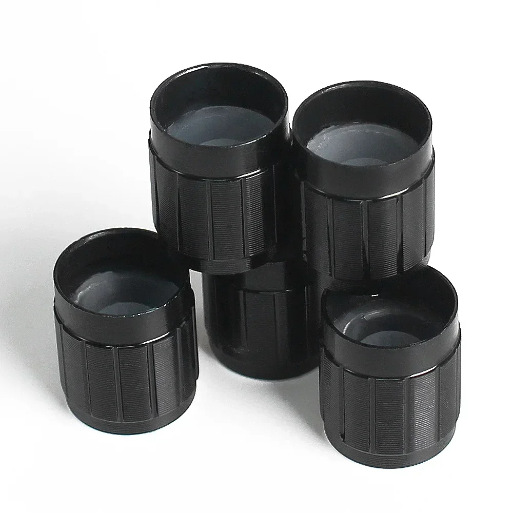 10 peças wh148 15*17mm tampa do botão do potenciômetro tampas de botão de liga de alumínio preto para interruptor rotativo botão de controle de volume