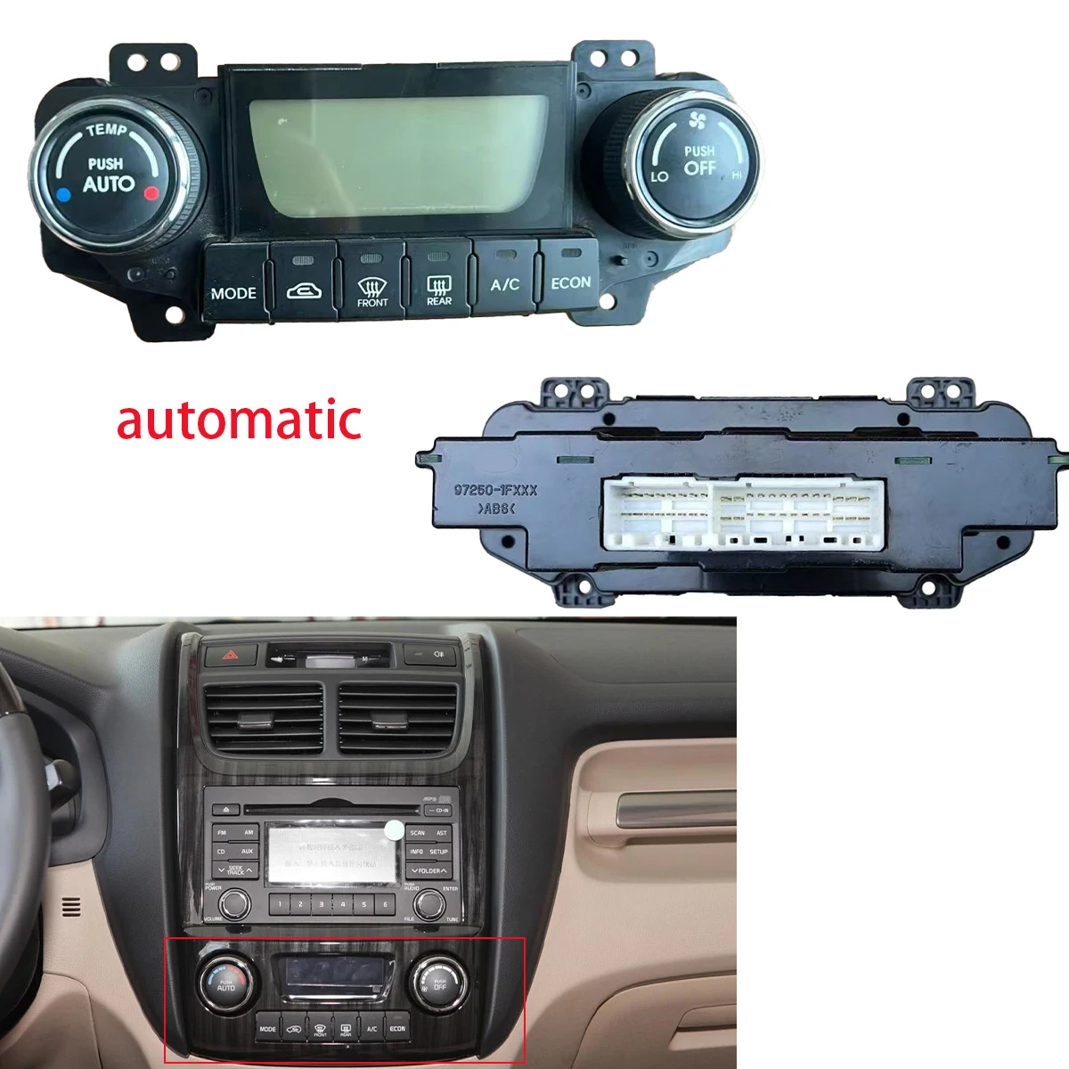 

car for Kia Sportage air conditioning switch, air conditioning control panel, heating and cooling switch assembly