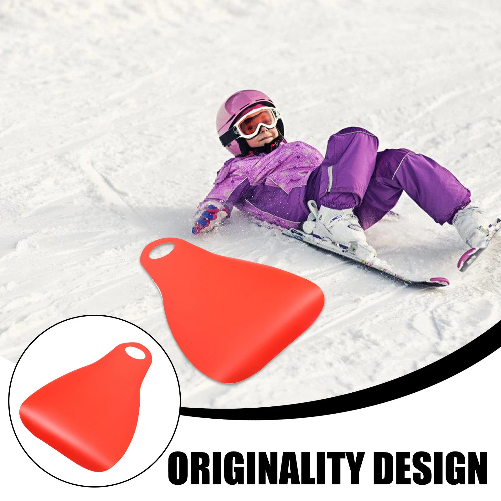 

Grass Slide Outdoor Winter Plaything Sledding Snowboard with Handle Ski Sleds Flexible Child