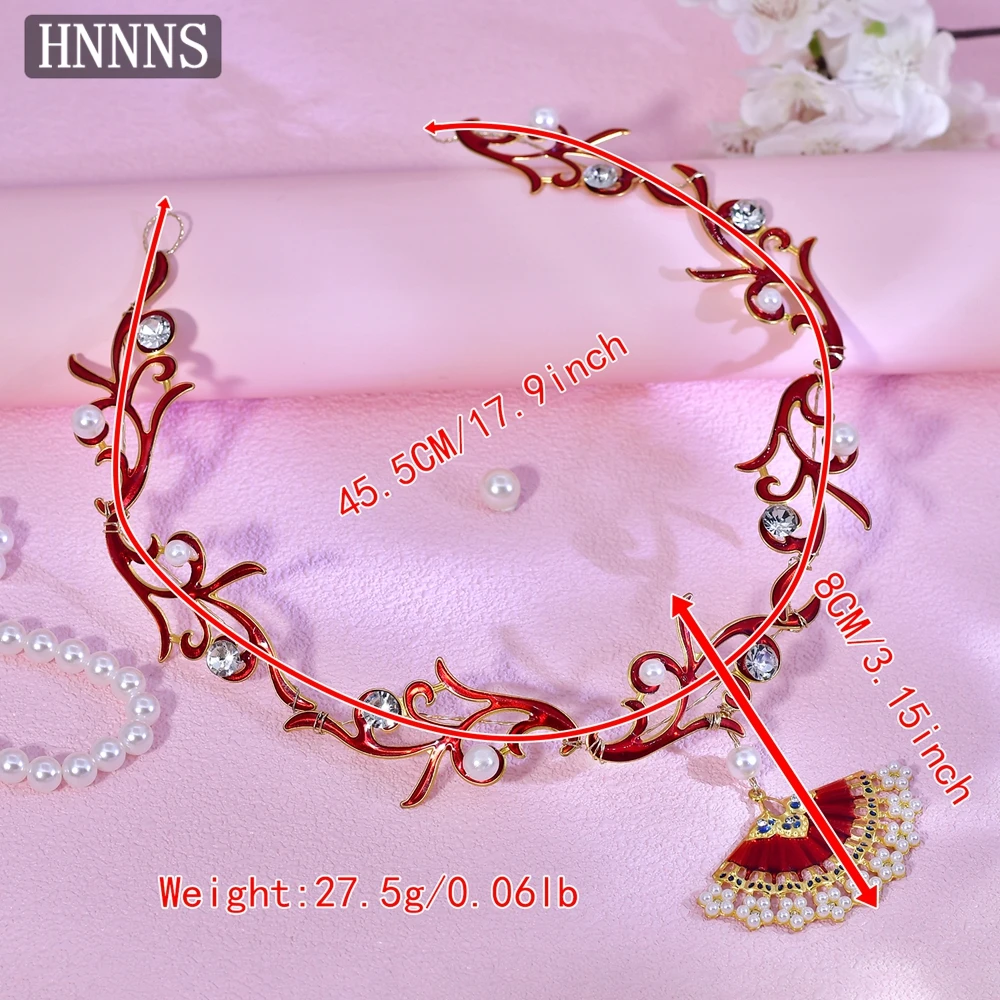 HNNNS – ceinture de taille en perles pour femmes, nouveau Style, en alliage, décorative avec pendentif en éventail, ceintures pour robe formelle, mode élégante, SA381