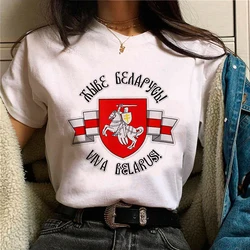 Belarus t-shirts women streetwear t shirt girl manga Japanese clothes