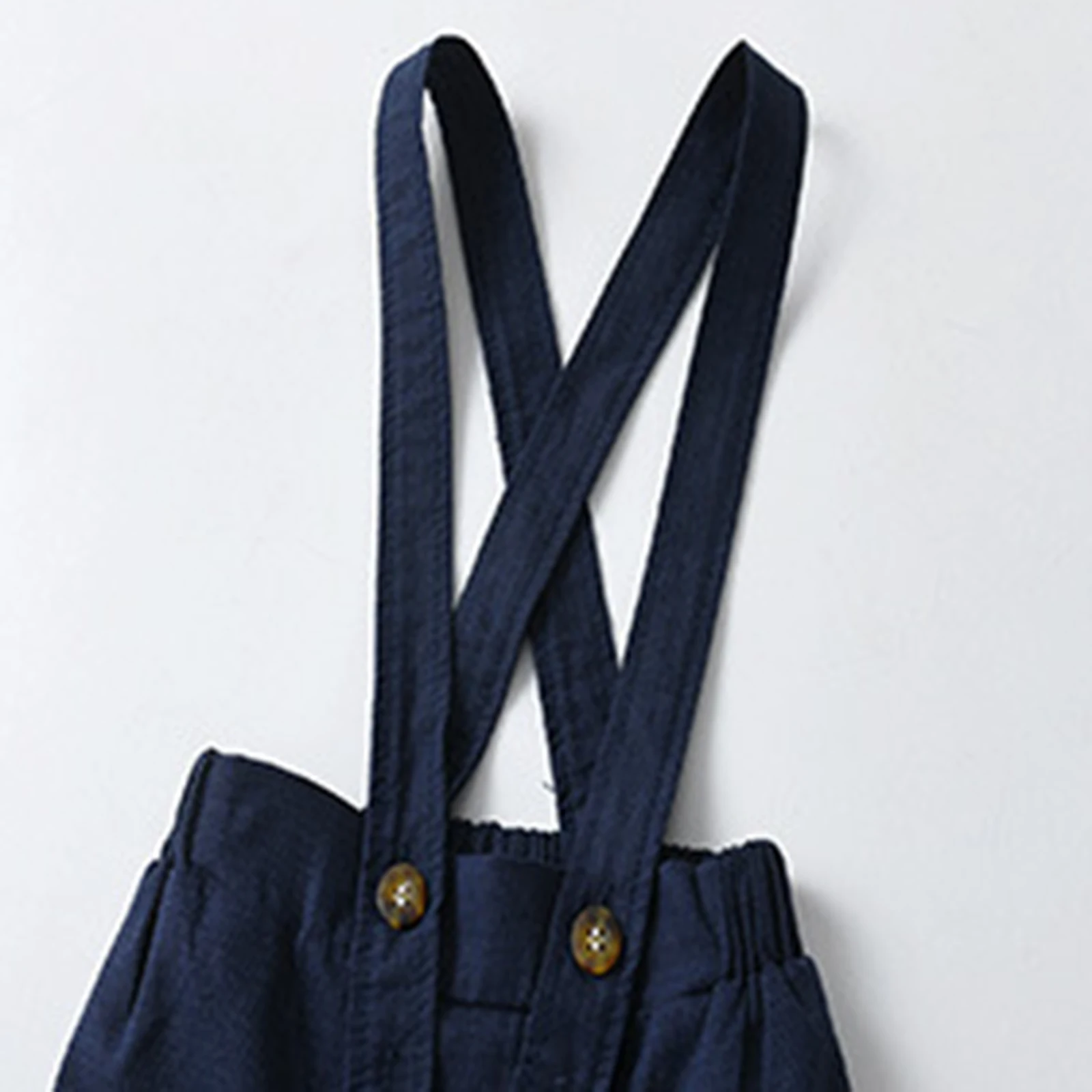 Boys Short Sleeves School Uniforms Baby Clothes Kids Gentleman Bow Tie Tops + Shorts Formal Party Suit Photography Costumes