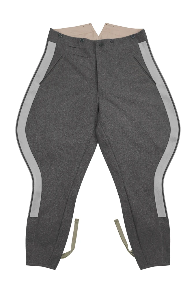 

GUWN-029 WWII German Elite General Stone Grey Wool Breeches