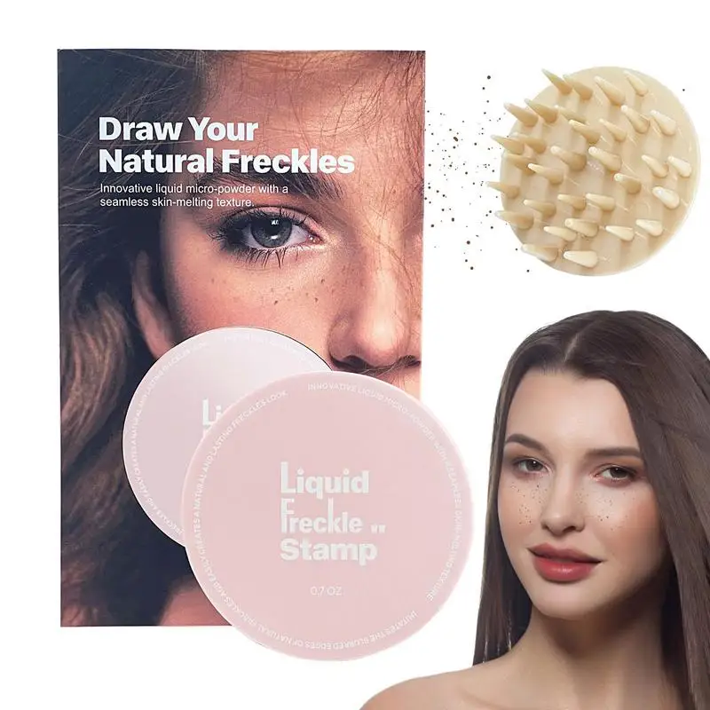 Waterproof Freckles Stamp Simulation Air Cushion Freckles Stamp Tool Freckles Makeup Natural Liquid Long Lasting For Women