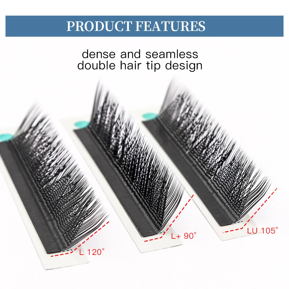 YOUNG LASH L/L+/LU(M) Curl YY Eyelashes Extensions Easy To Bloom 8-15mm Mixed YY Shape Lashes Soft Light Makeup Wholesale