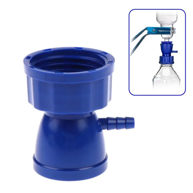 GL45 Vacuum Filter Screw Adapter, Chemical Resistant Plastic Part, Durable Filtration Apparatus Accessory for Biotech Research