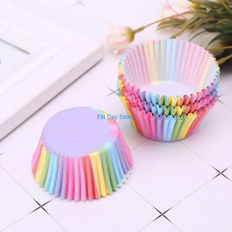 F92C Disposable Paper Liners 100 Pcs Household Kitchen Dessert Cooking Gadget for Home Kitchen Cooking Oven Baking Accessory