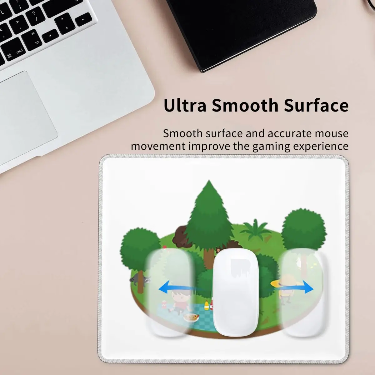 

Плавающий коврик для мыши Sneaky Sasquatch для пикника, коврик для компьютерной клавиатуры, коврик для мыши, игровой коврик для ноутбука, офисные аксессуары, настольные коврики