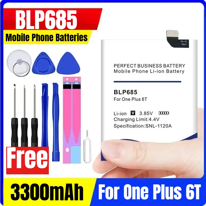 

3300mAh 3.85V BLP685 Mobile Phone Batteries for One Plus 6T