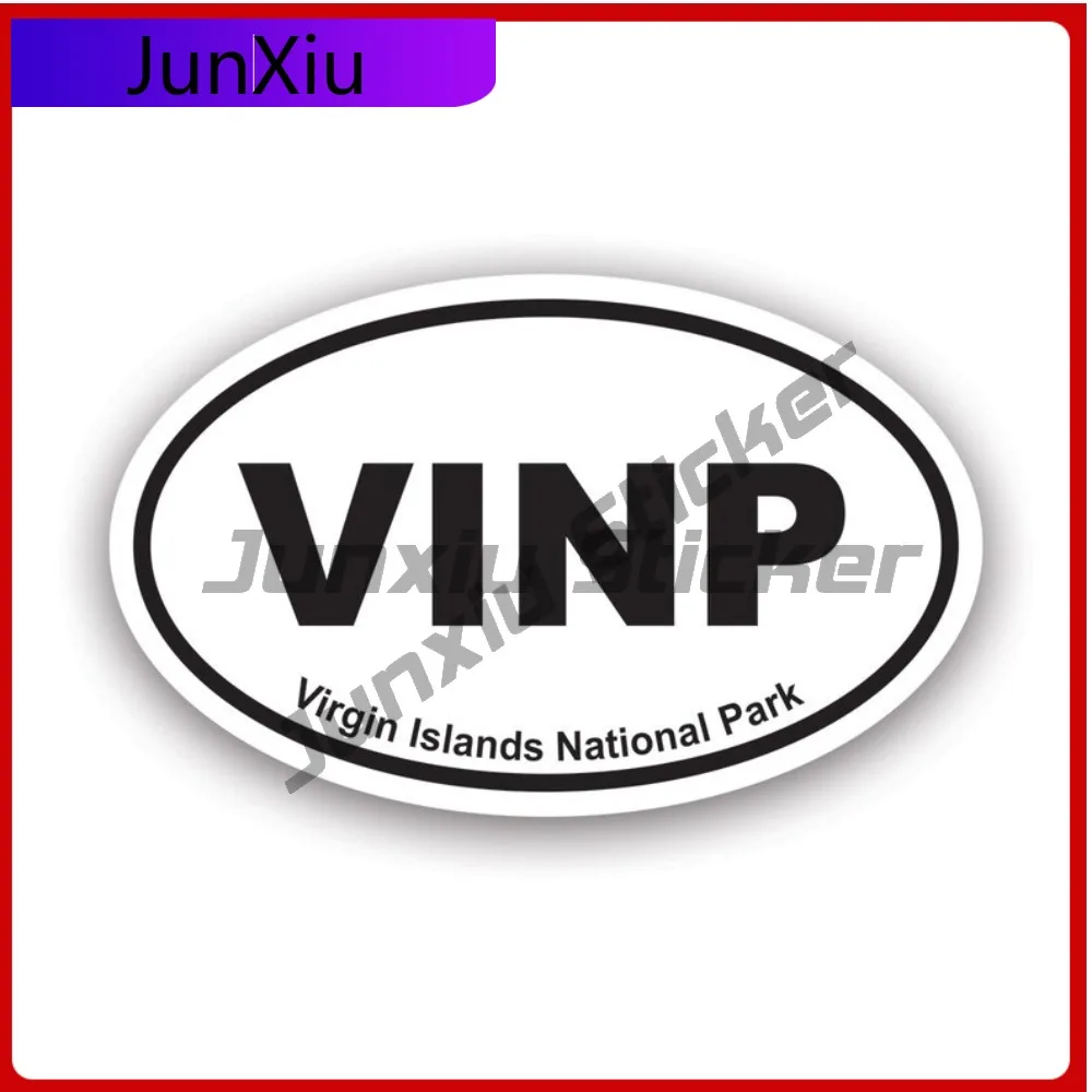 

Virgin Islands National Park Oval Sticker Creative Decals Euro Vinp St John Trunk Bay Francis Bay Annaberg Plantation Auto Decor