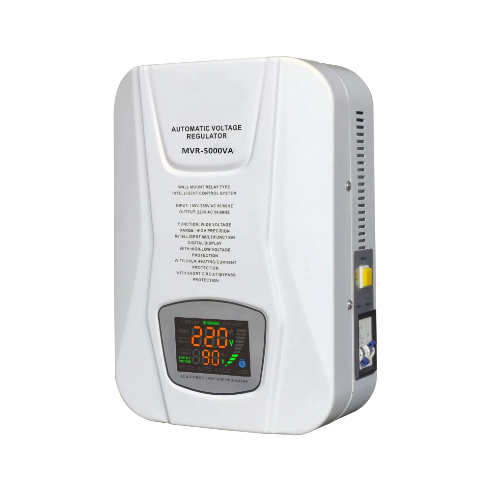 Mini 5000VA AVR Voltage Regulator 220V Single Phase Automatic Stabilizer