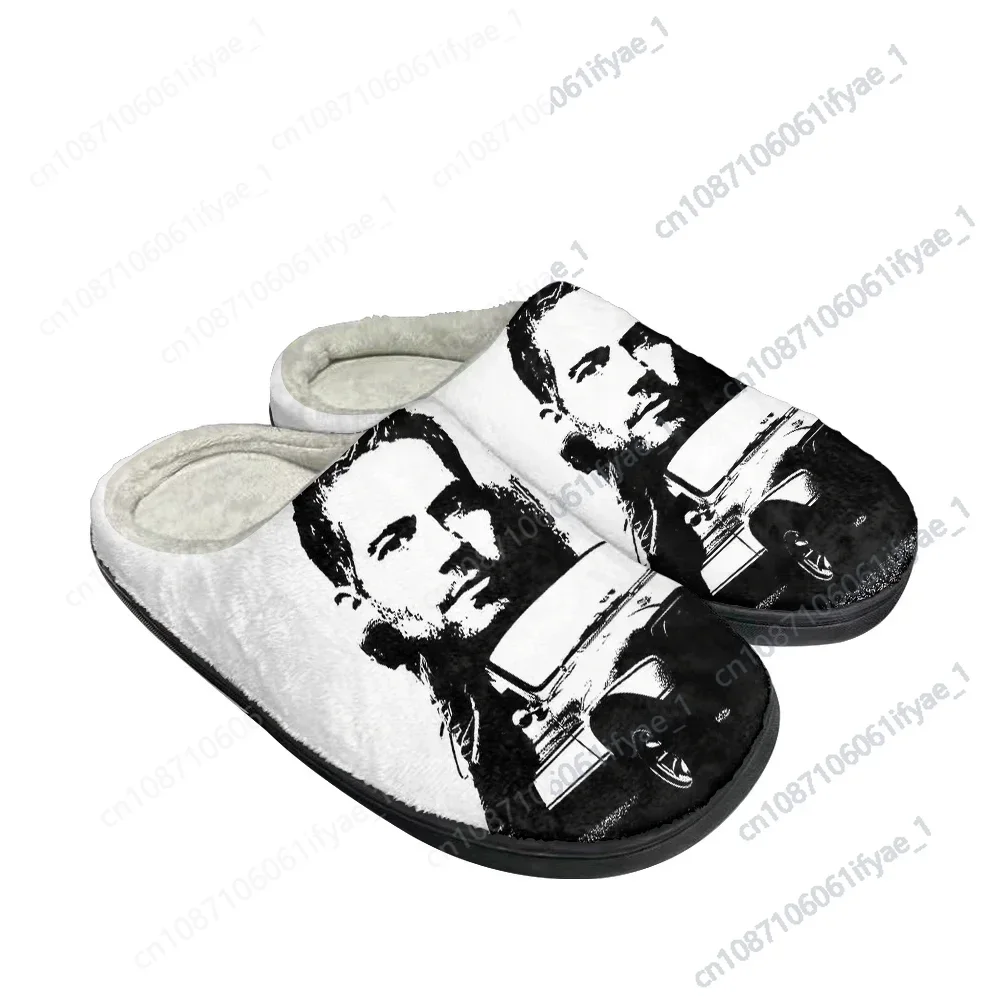 Hot Fast and Furious Fashion Cotton Custom Slippers Mens Womens Sandals Plush Casual Keep Warm Shoes Thermal Comfortable Slipper