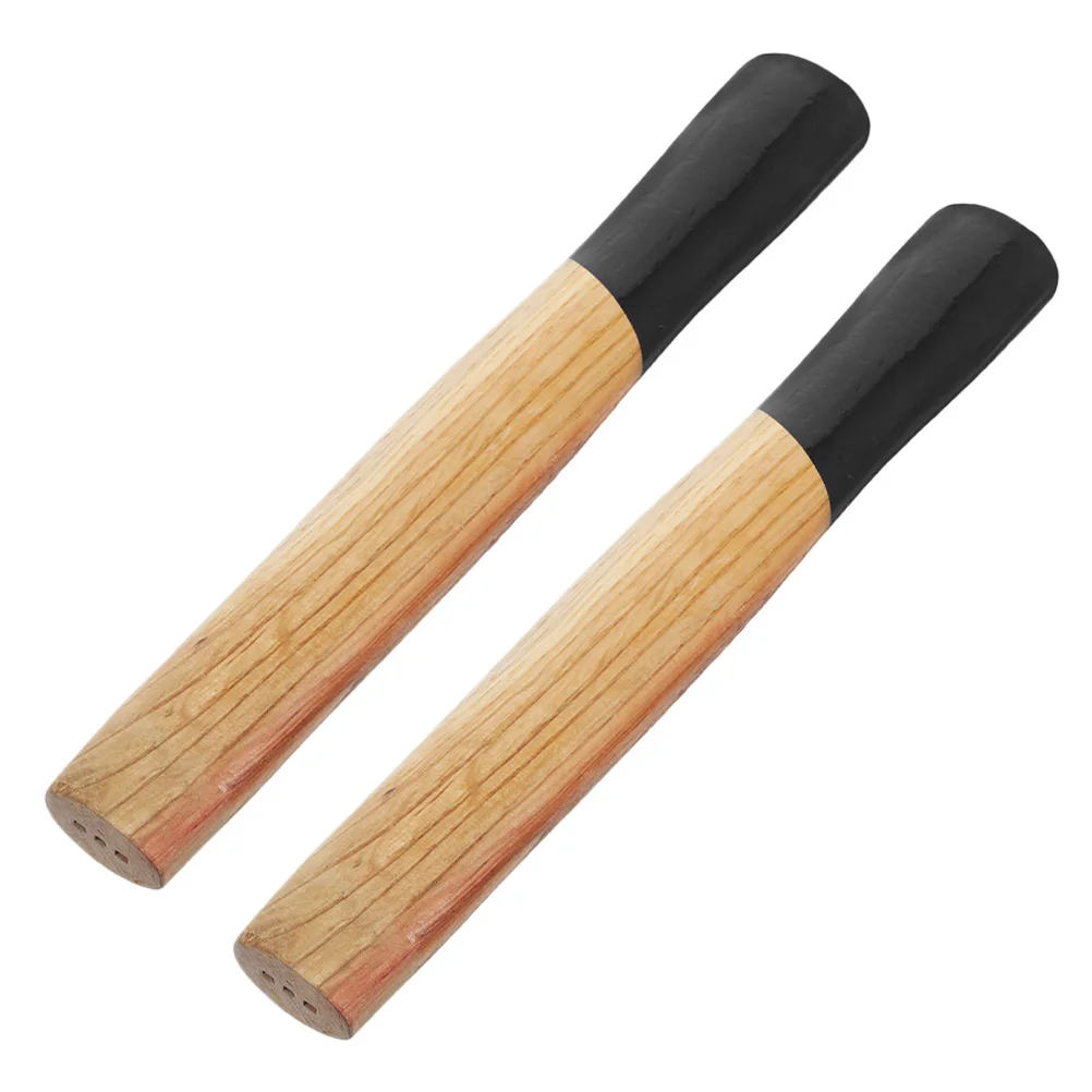 

2Pcs Hammer Handle Wooden Replacement Crack Resistant Wood for Hammer Accessory Easy to Install and Use Wood Handle Replacement