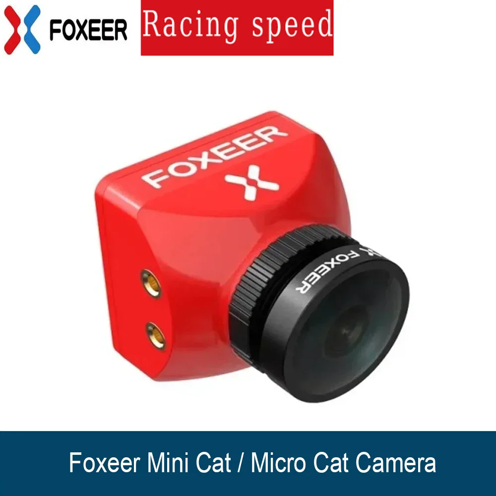 

Foxeer Mini Cat / Micro Cat 3 1200TVL Starlight 0.00001Lux FPV Camera Low Latency Low Noise FPV Camera For RC FPV Racing Drone