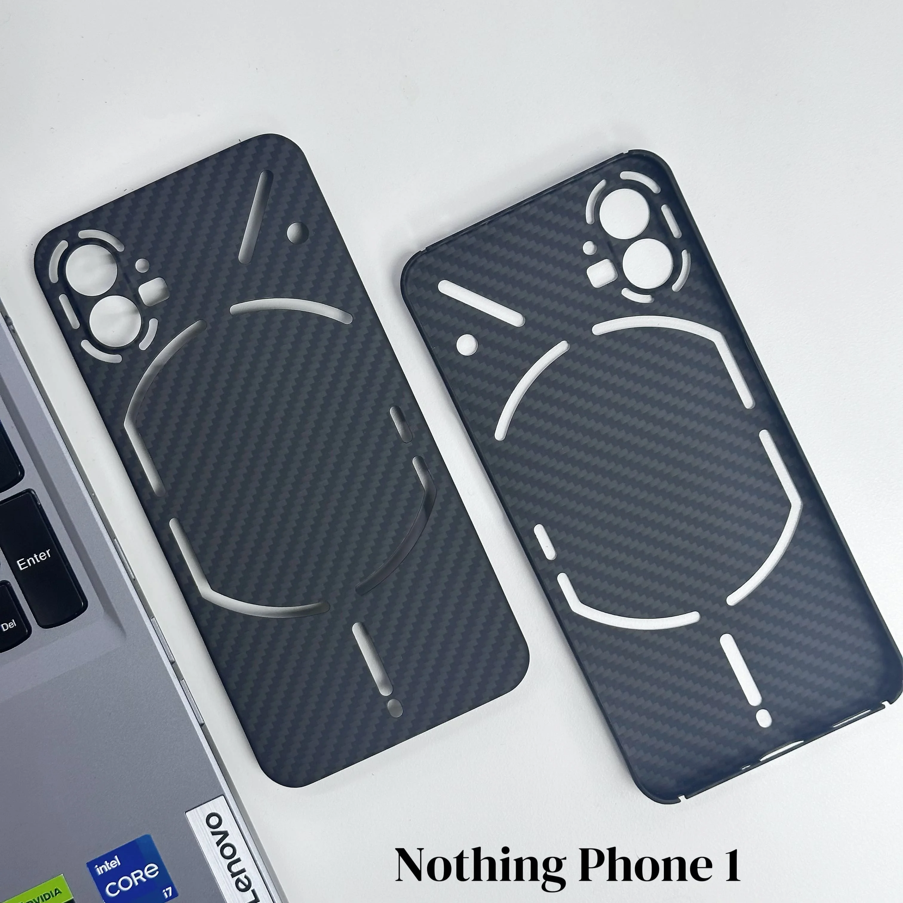 For Nothing Phone 2, 1500D Kevlar Aramid Fiber Case – Ultra-Thin Hard Shell, Non-Magnetic, Rugged Texture, Shockproof, Black